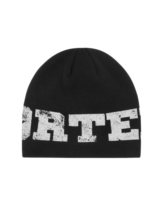 Corteiz Star Skully Beanie - "Black"