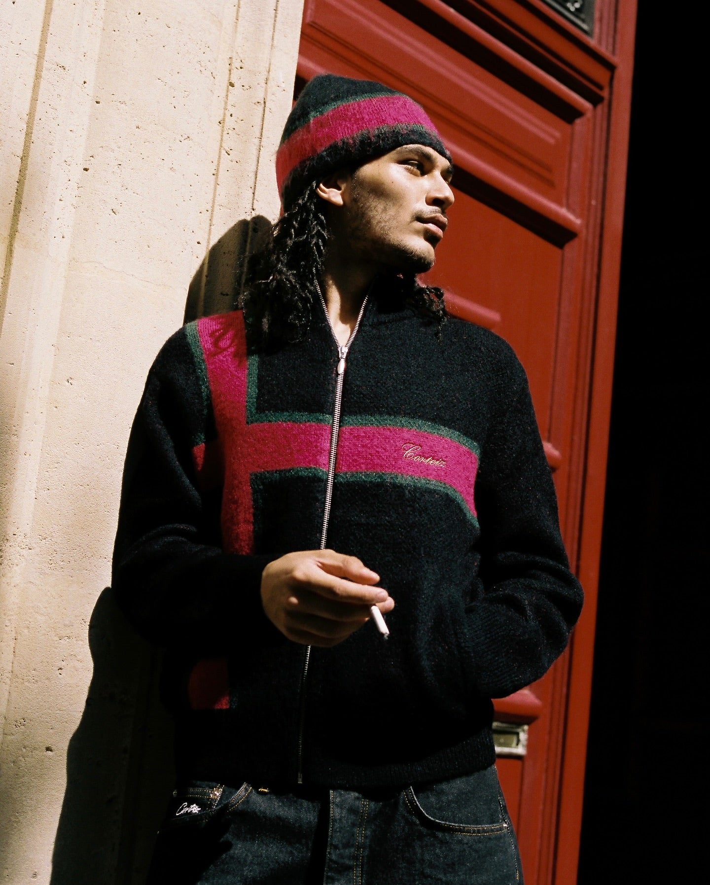 Corteiz Lux Knit Beanie - "Black"