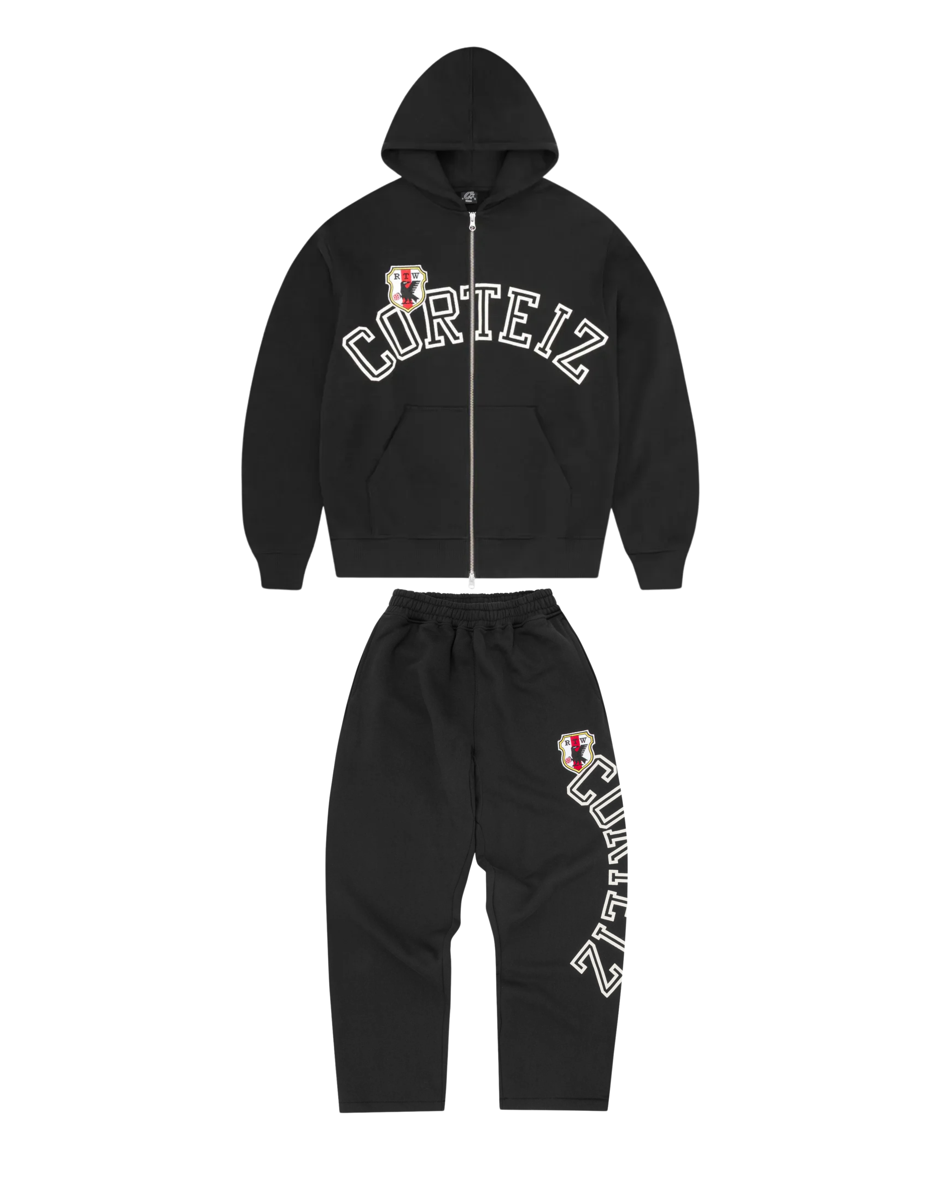 Corteiz Arch Shield Set - "Black"