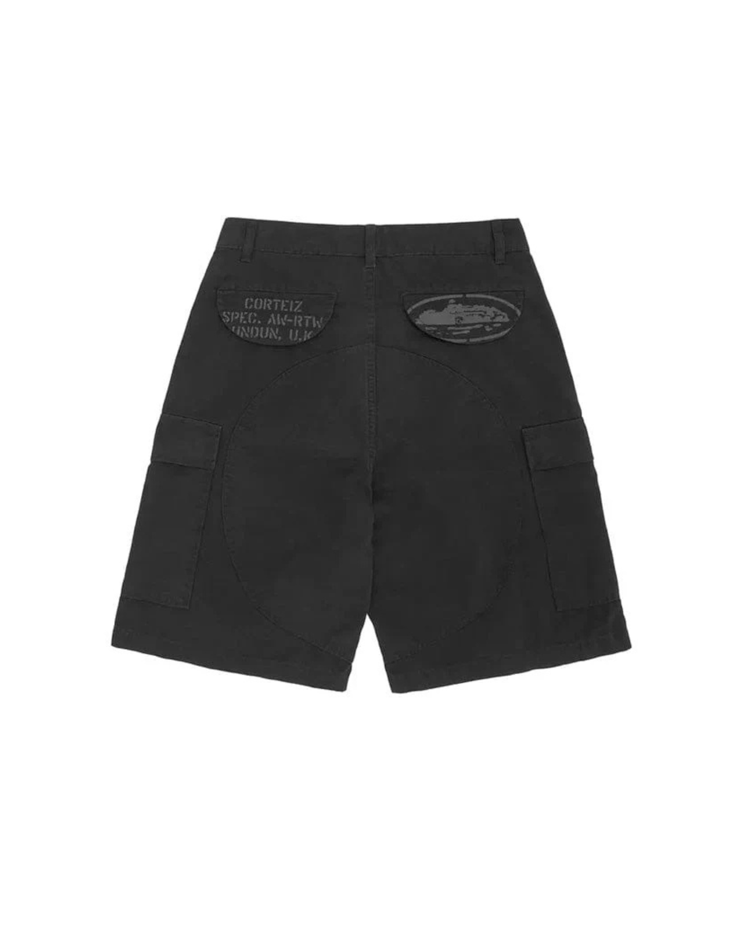 Corteiz Guerillaz Cargo Short - "Black"