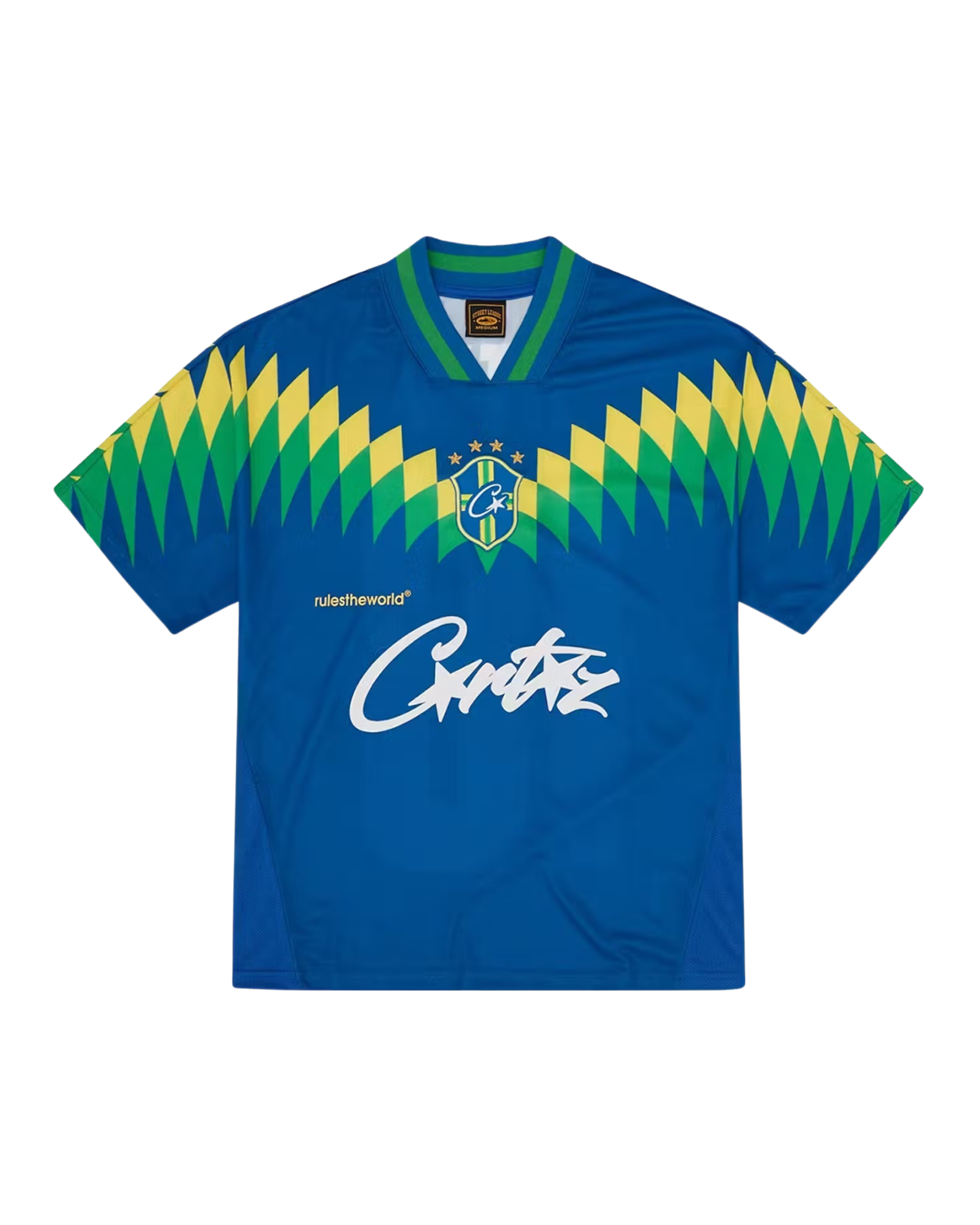 Corteiz Club RTW Football Brasil Jersey - "Blue"