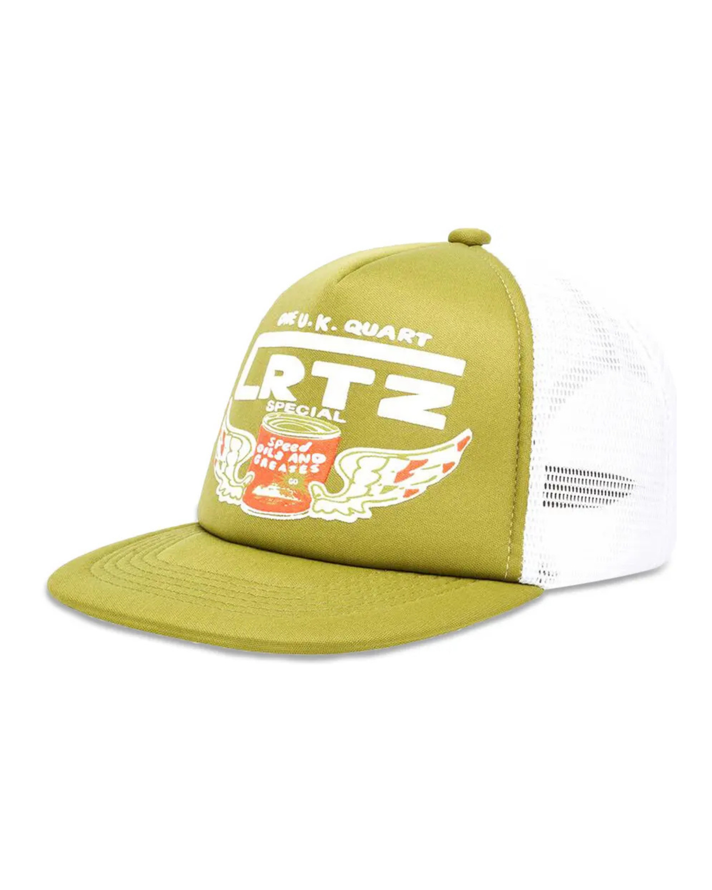 Corteiz Gasolina Trucker Hat - "Olive Green"