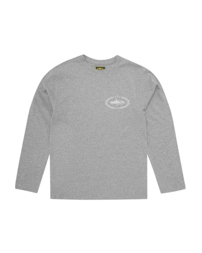 Corteiz Royale Heavyweight Long-Sleeve Tee - "Heather Grey"