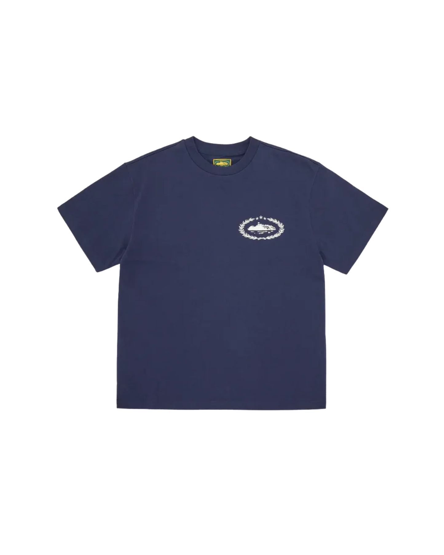 Corteiz Royale Heavyweight Tee -"Navy White"