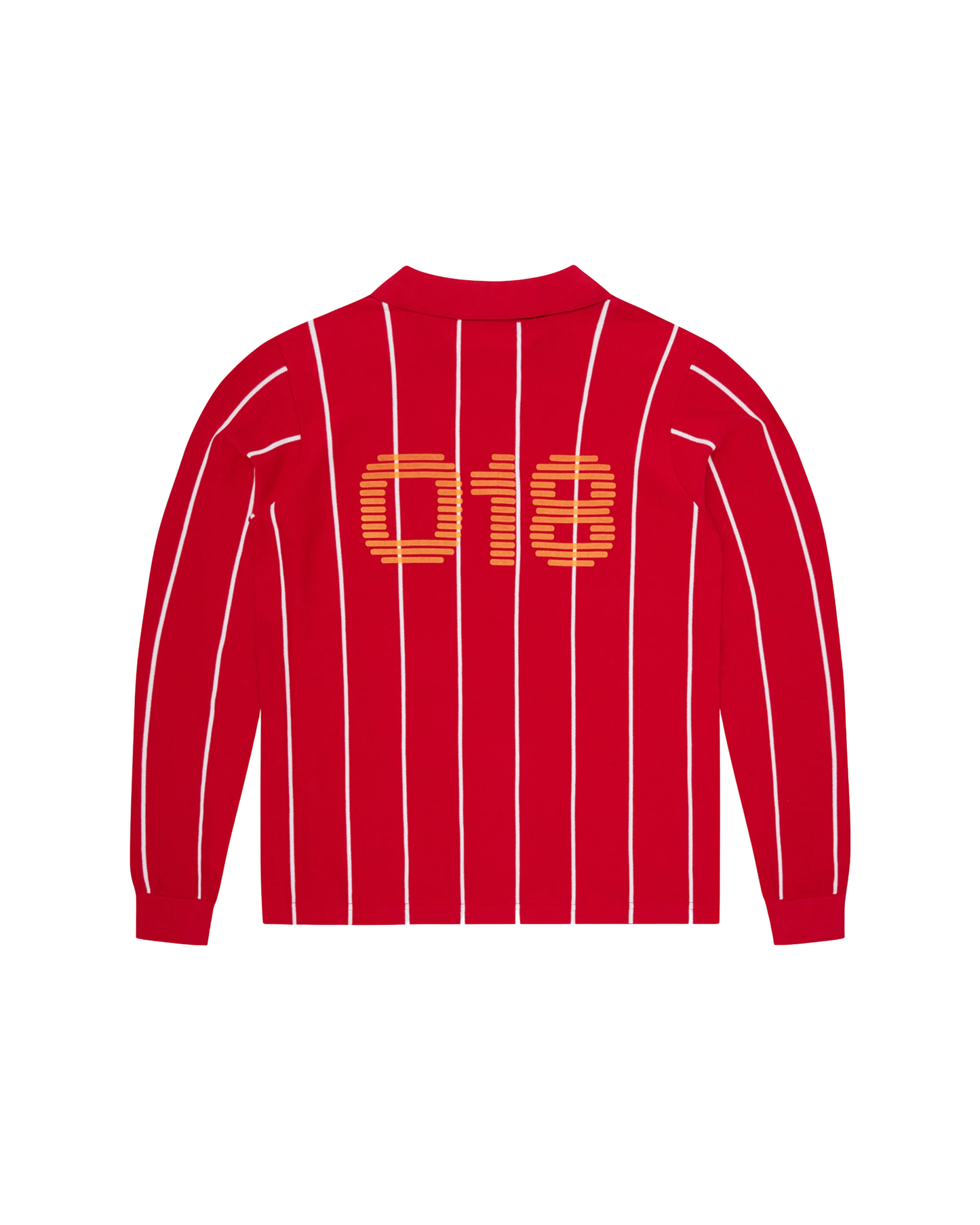 Corteiz Monde Knit Long Sleeve Jersey - "Red"