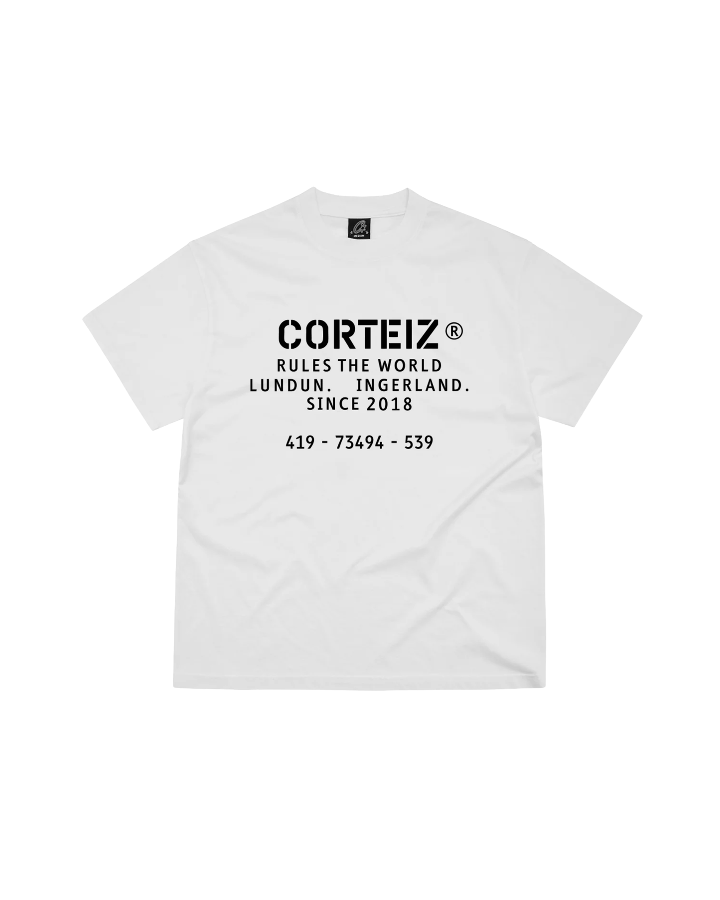 Corteiz OG Stencil Tee - "White"