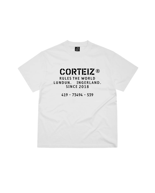 Corteiz OG Stencil Tee - "White"