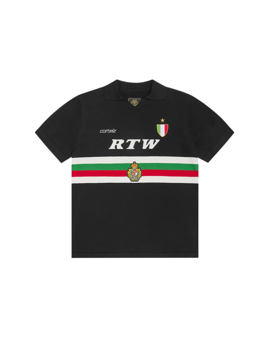 Corteiz Serie A Knit Jersey - "Black"