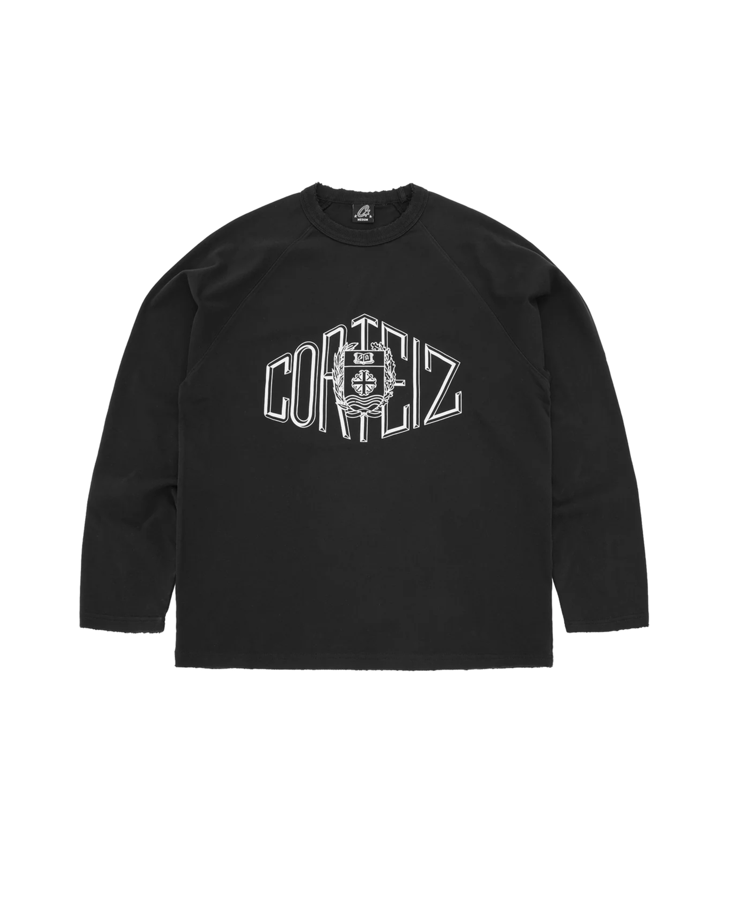 Corteiz Sophomore Raglan Longsleeve - "Black"