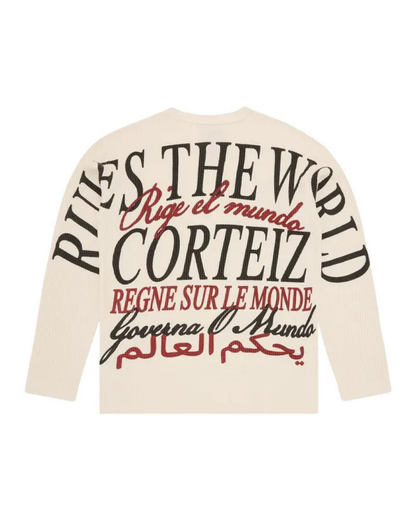 Corteiz Worldwide Waffle Thermal - "Cream"