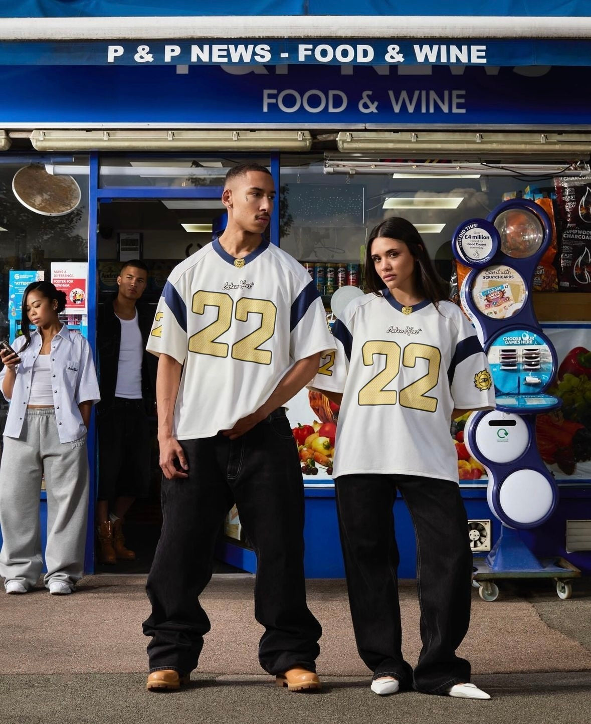 Broken Planet Football Set - "White/Blue"