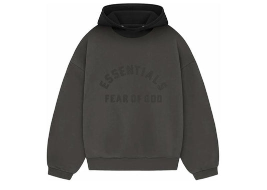 Fear of God Essentials Nylon Fleece Hoodie Ink/Jet Black image 0
