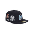 Supreme New York Yankees Kanji New Era Fitted Hat Navy image 0