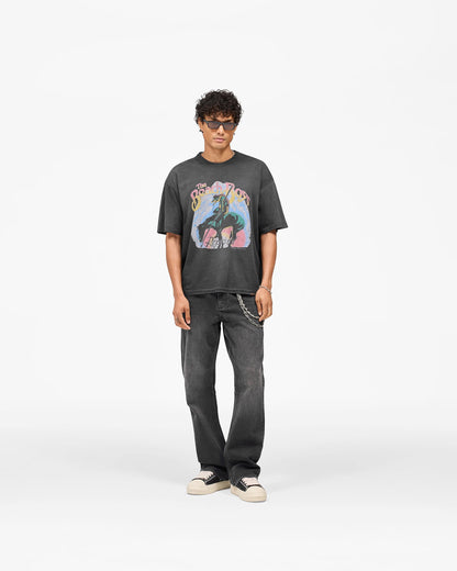 Represent x Beach Boys Endless Summer T-Shirt - "Stained Black"