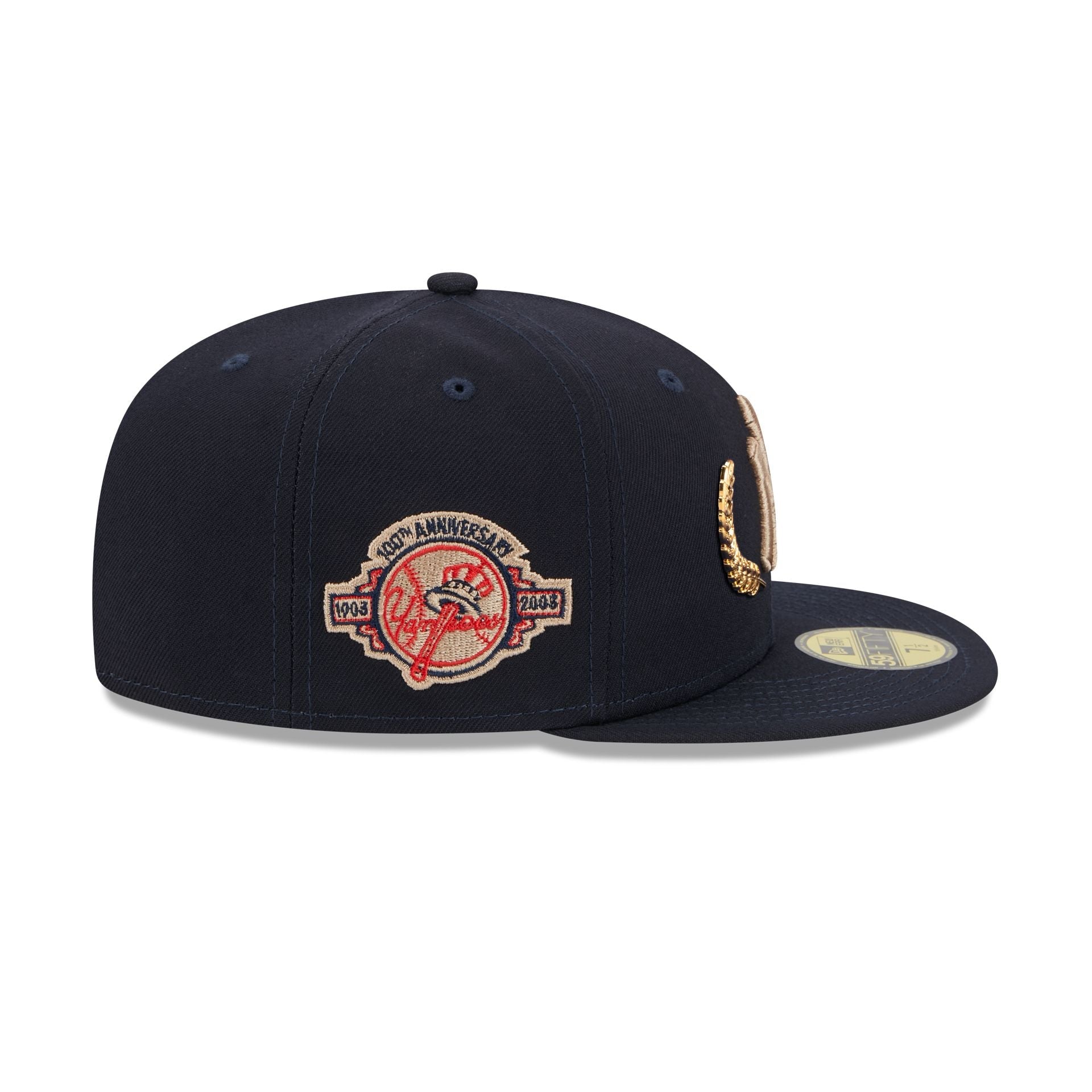 New York Yankees Gold Leaf 59FIFTY Fitted Hat image 3