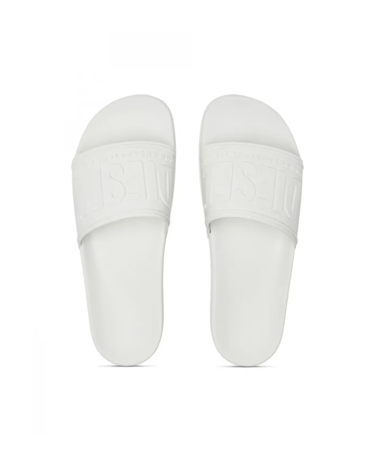 Diesel Multi Sa-Mayemi-Pool Slides - "White"