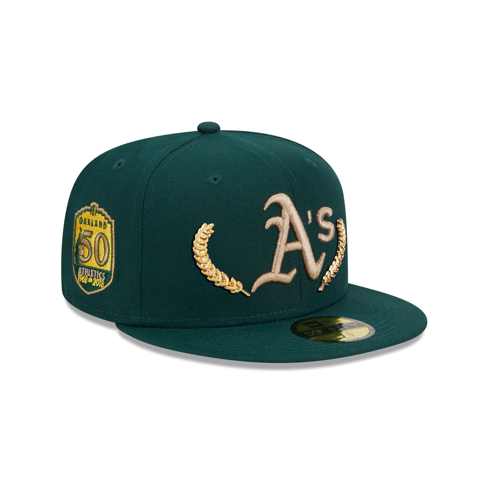 Oakland Athletics Gold Leaf 59FIFTY Fitted Hat image 0
