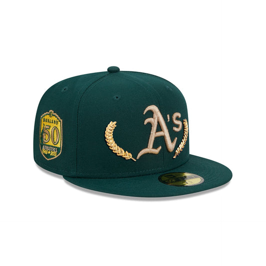Oakland Athletics Gold Leaf 59FIFTY Fitted Hat image 0