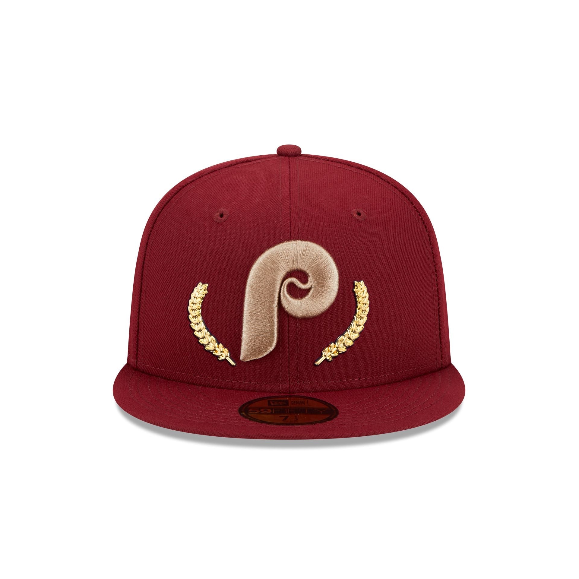 Philadelphia Phillies Gold Leaf 59FIFTY Fitted Hat image 1