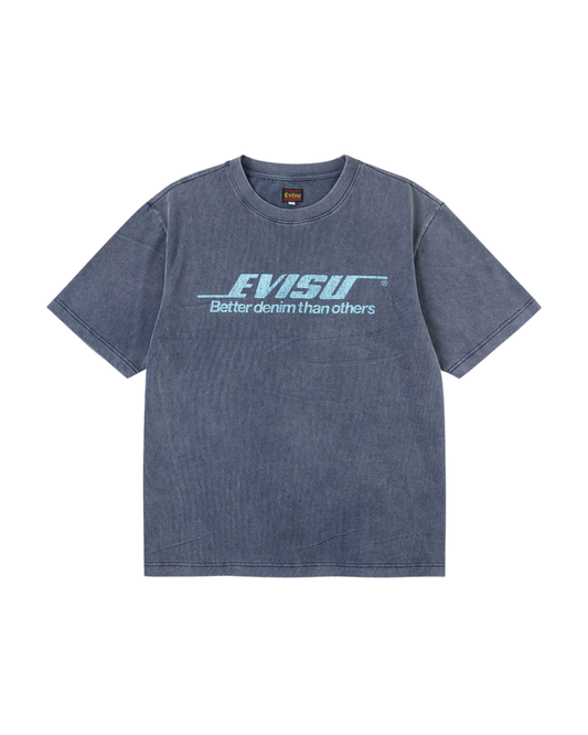 Evisu Better Denim T-Shirt - "Navy"