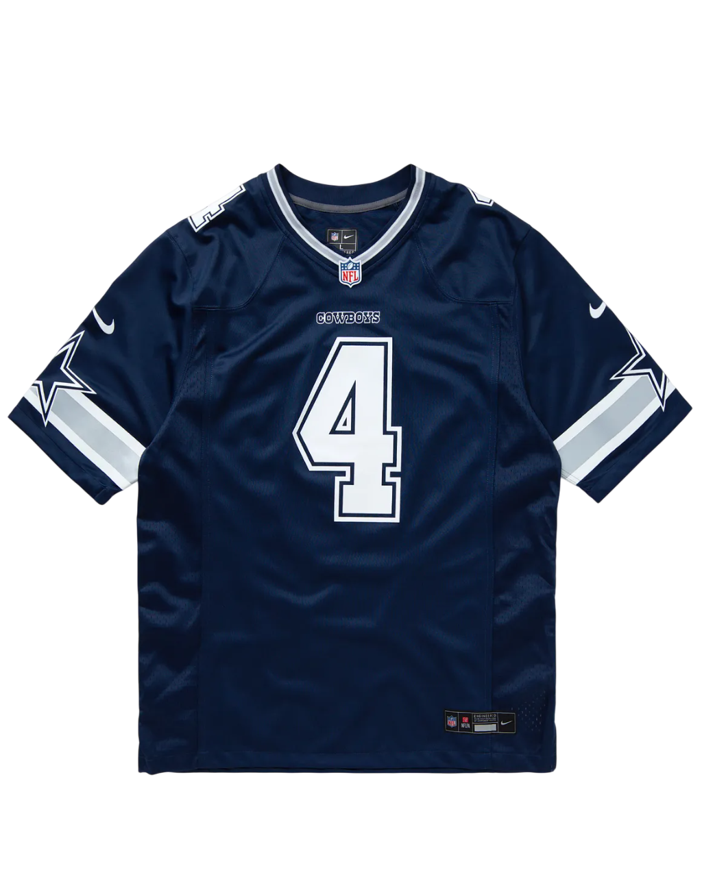 Nike x NFL Dallas Cowboys Home Game Jersey Dak Prescott #4