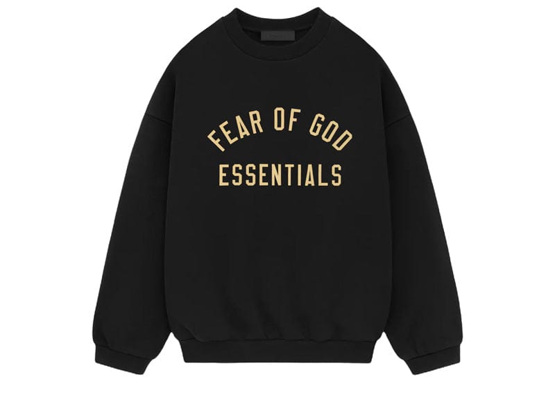 Fear of God Essentials Fleece II Crewneck Black image 0