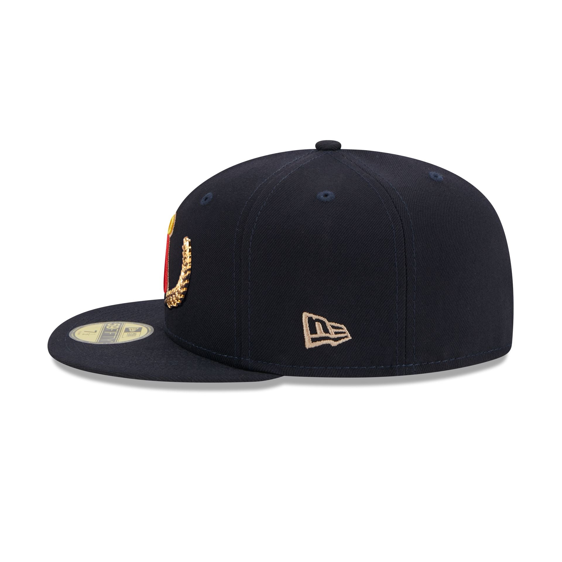 Los Angeles Angels Gold Leaf 59FIFTY Fitted Hat image 4