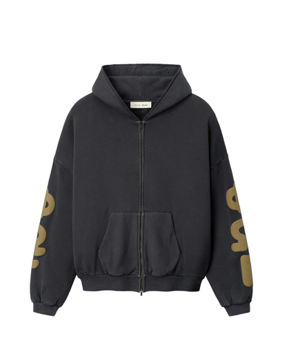 Fear of God 90s Zip-Up Hoodie - "Washed Iron Grey"