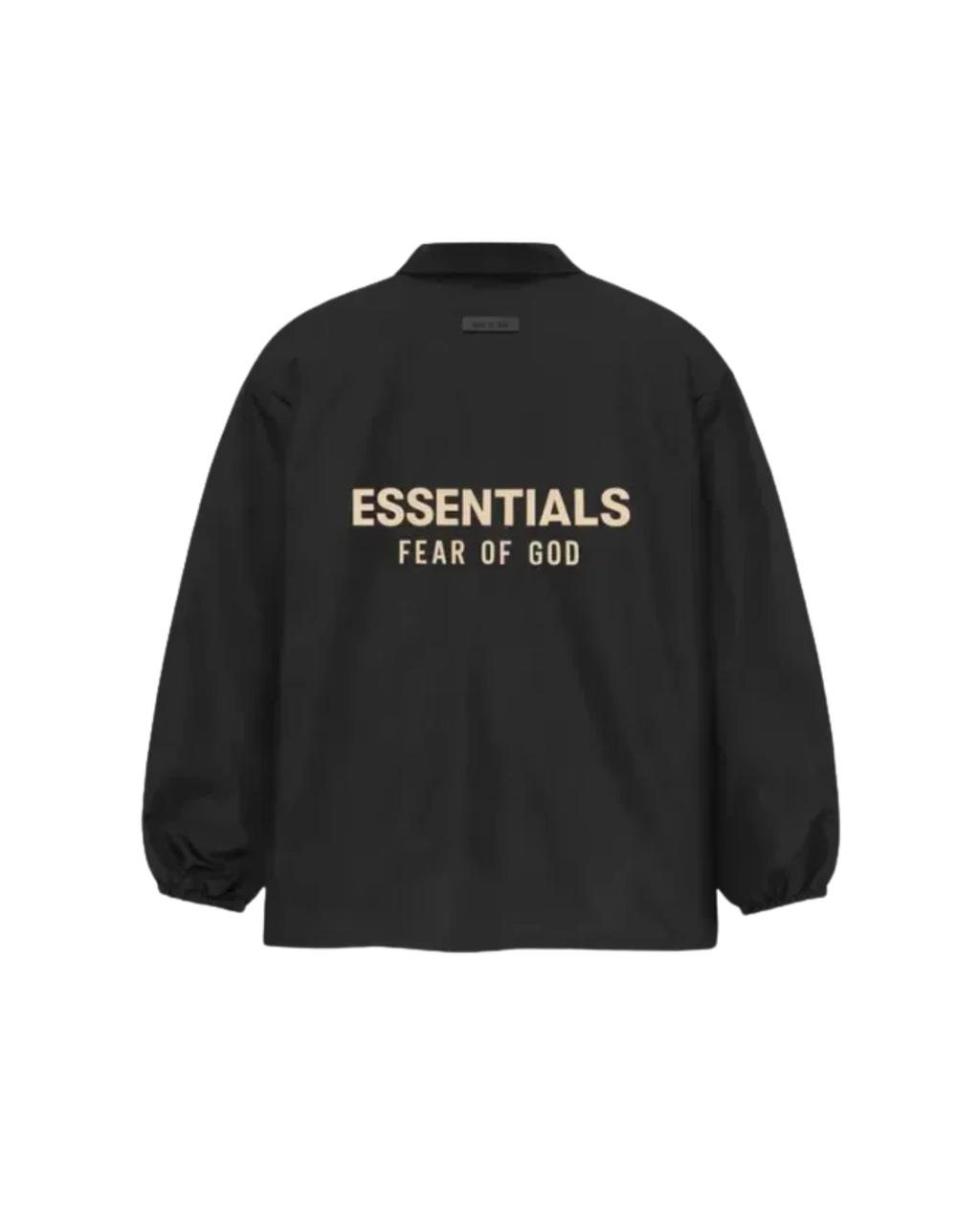 Fear Of God Essentials Coach Jacket - "Jet Black"