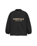 Fear Of God Essentials Coach Jacket - "Jet Black"