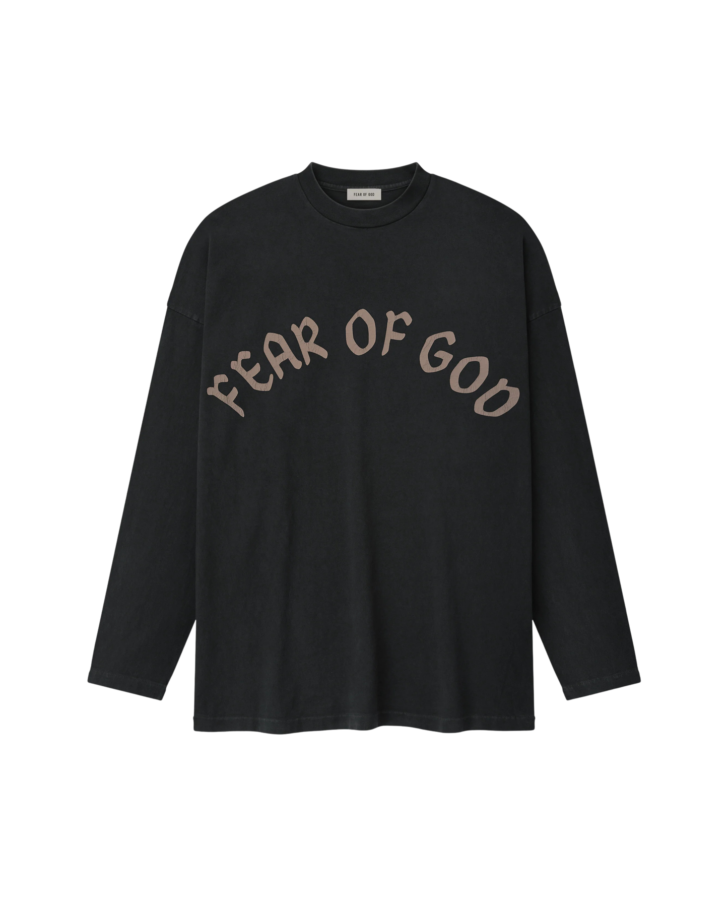 Fear Of God 'F OF G' Long Sleeve Tee - "Black"