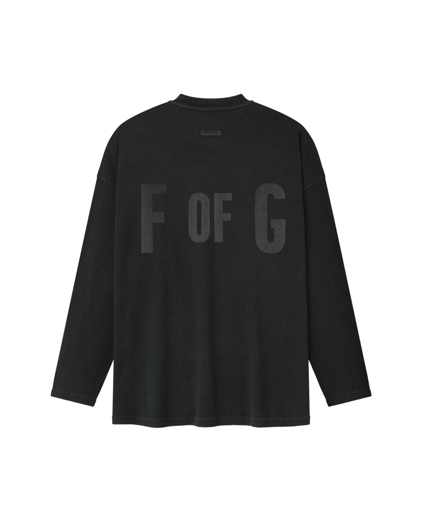 Fear Of God 'F OF G' Long Sleeve Tee - "Black"