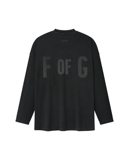Fear Of God 'F OF G' Long Sleeve Tee - "Black"