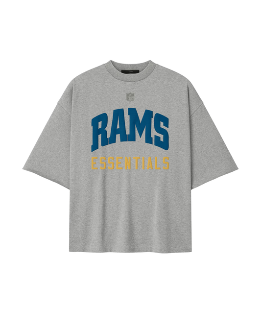 Fear of God x NFL Los Angeles Rams 3/4-Sleeve T-Shirt - "Heather Grey"
