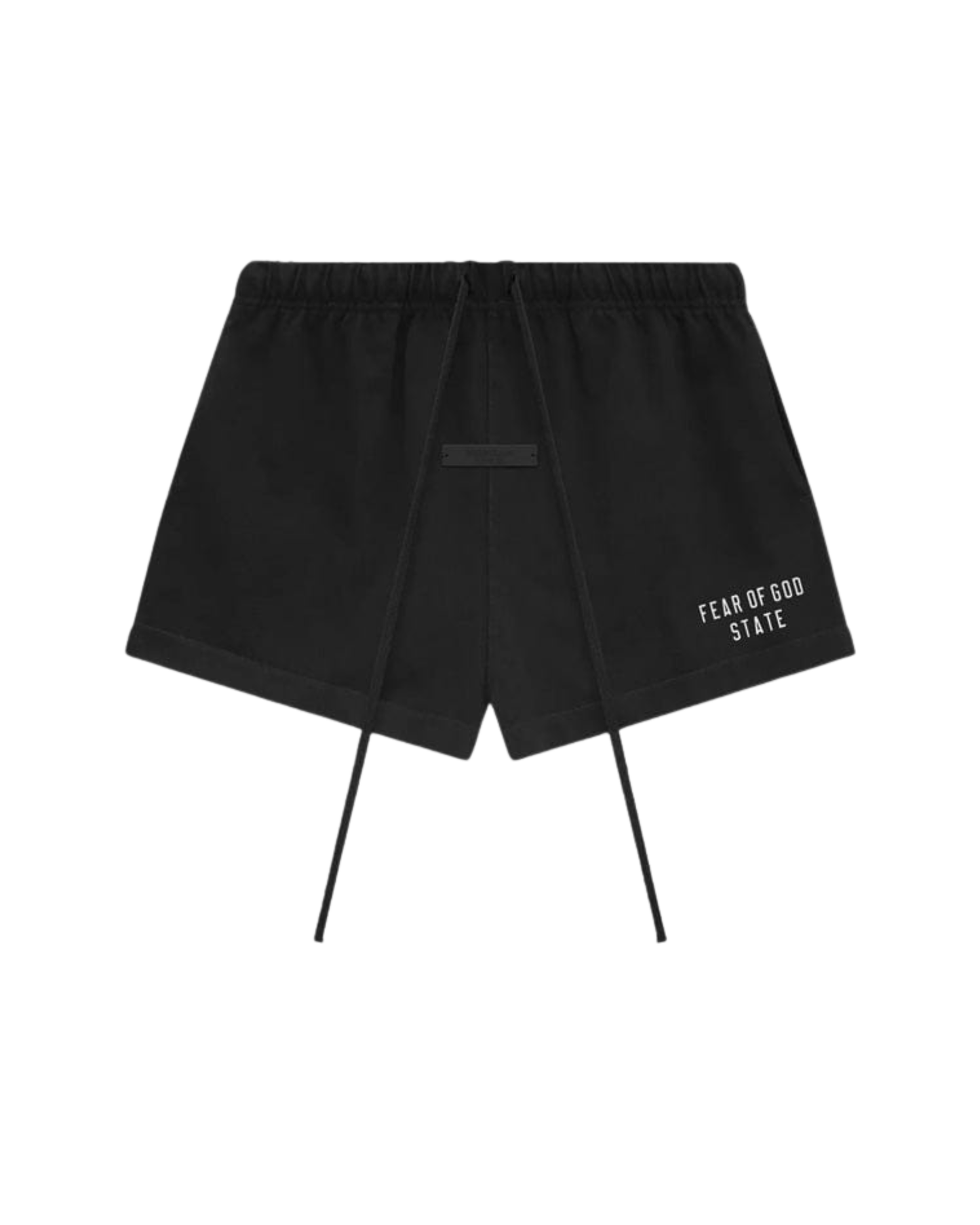 Fear Of God Essentials Heavy Jersey Soccer Shorts - "Black"
