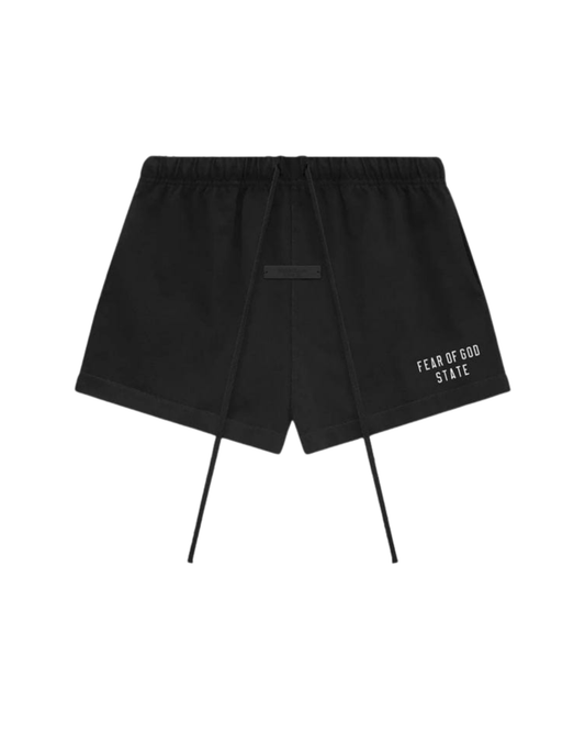 Fear Of God Essentials Heavy Jersey Soccer Shorts - "Black"