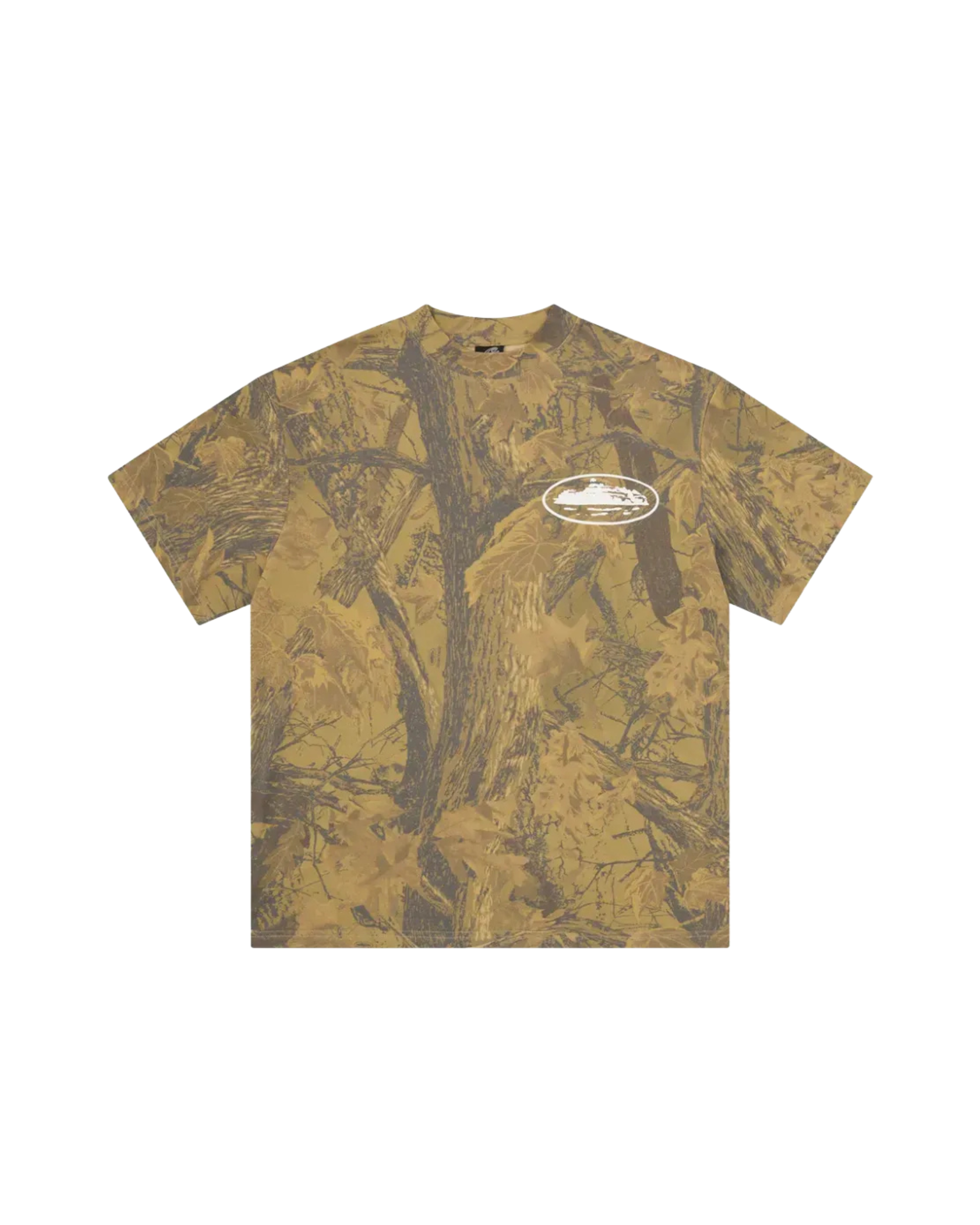 Corteiz Island Puff Print T-Shirt - "Forest Camo"