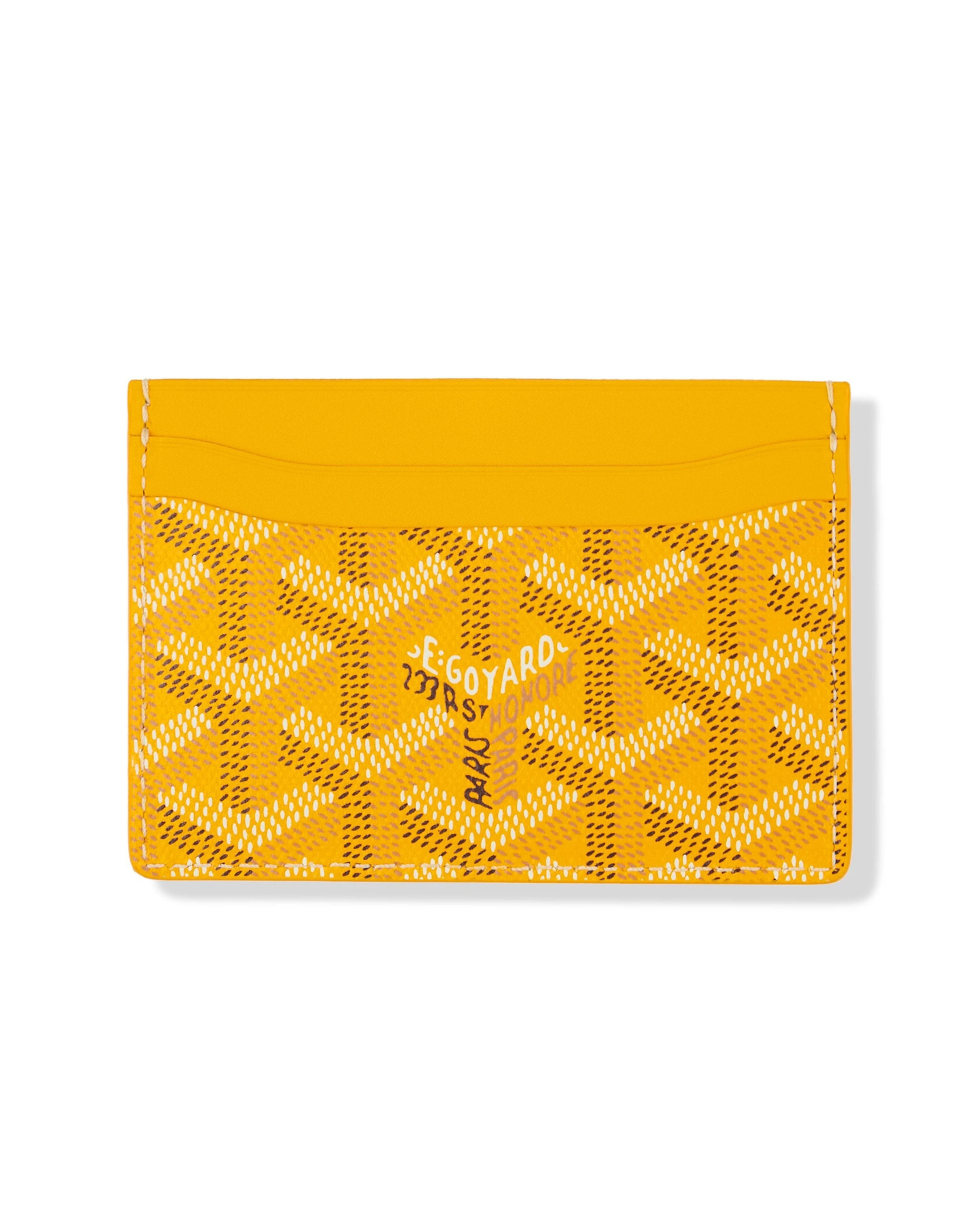 Goyard Saint Sulpice Yellow Card Holder - "Yellow"