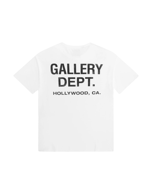 Gallery Dept. Souvenir Tee - "White/Black"