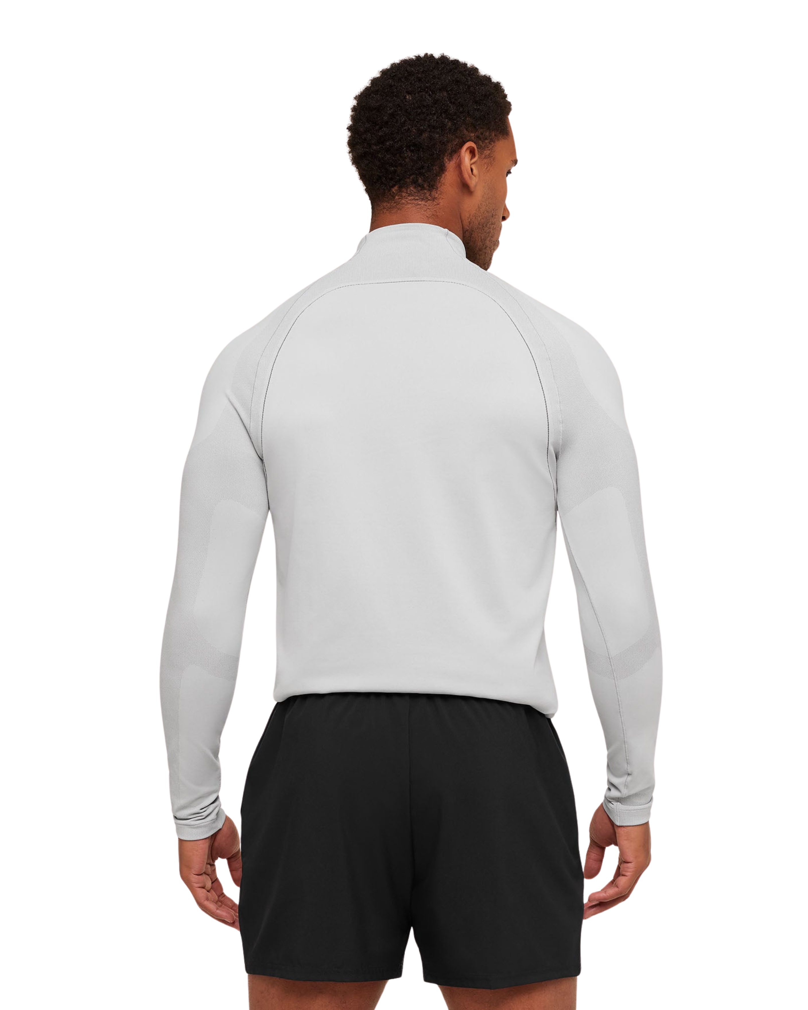 Gymshark Apex Seamless 1/4 Zip - "Light Grey"