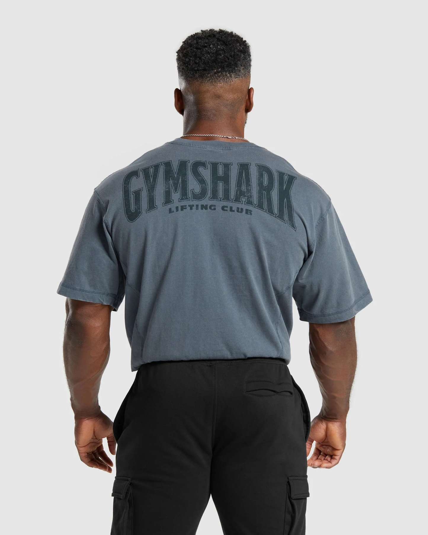 Gymshark Heritage Washed T-Shirt - "Titanium Blue"