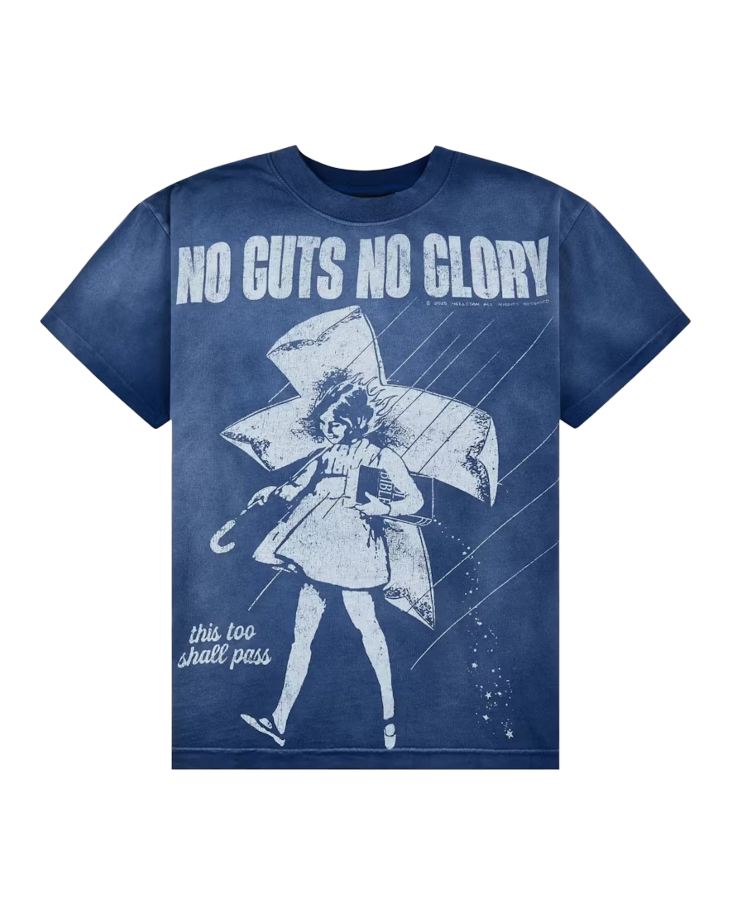 Hellstar Carry Your Cross Tee - "Navy"