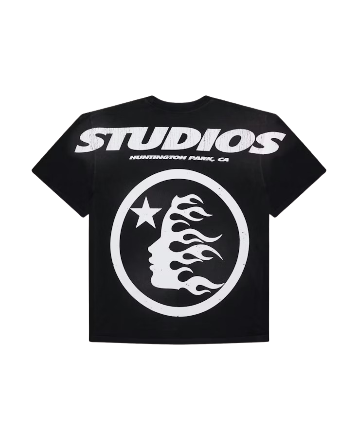 Hellstar Cartoon Logo Glitter T-shirt - "Black"