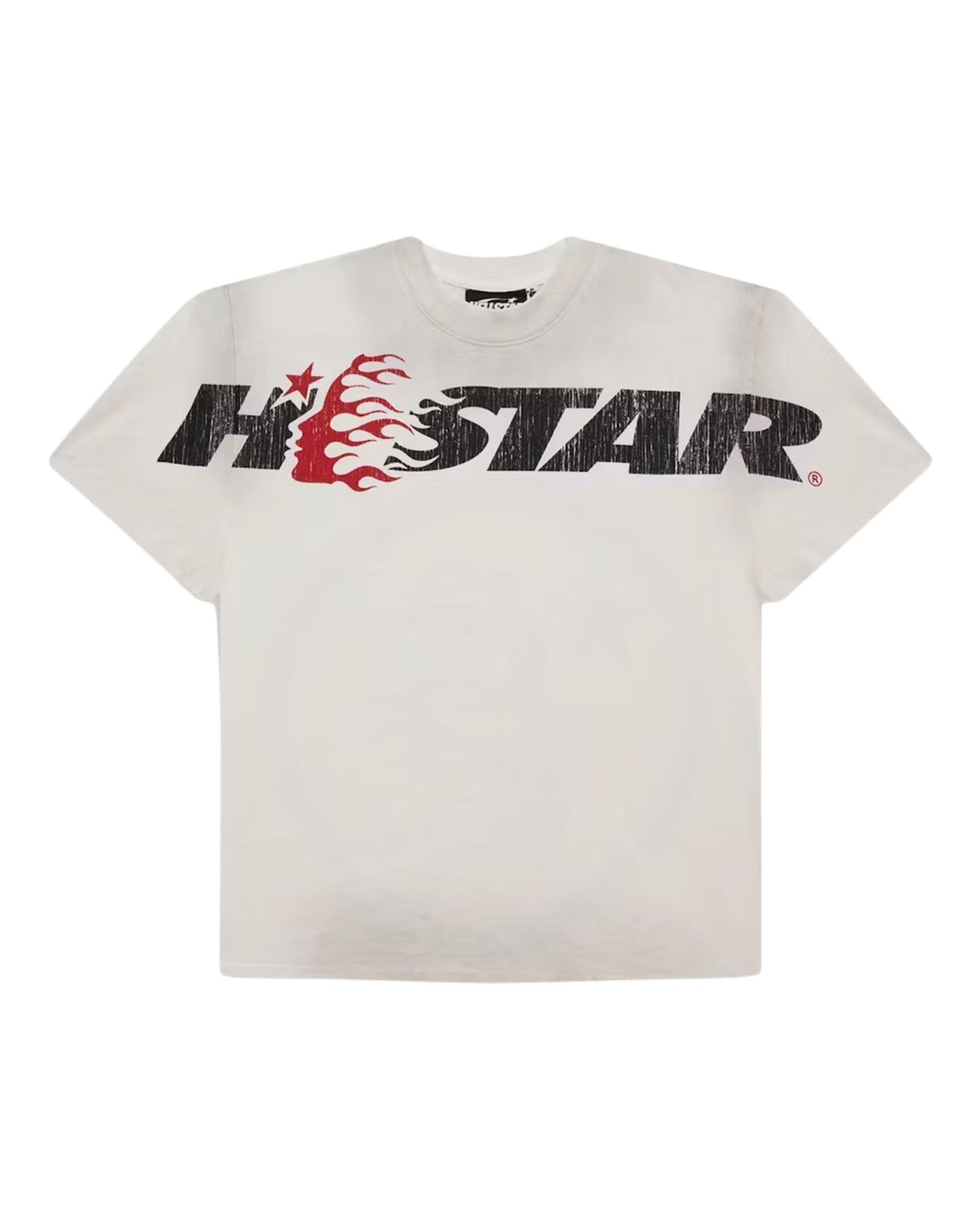 Hellstar Cartoon Logo Glitter T-shirt - "Grey/Red"