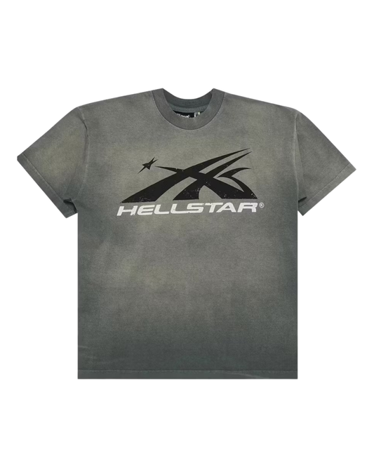Hellstar Gel Sport Logo T-shirt - "Grey"