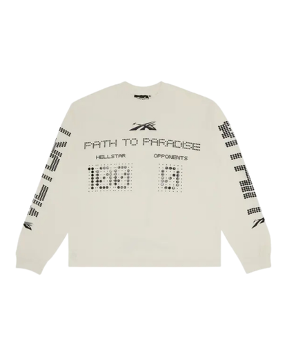 Hellstar Scoreboard Long-Sleeve T-Shirt - "White"