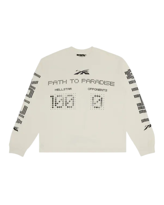 Hellstar Scoreboard Long-Sleeve T-Shirt - "White"