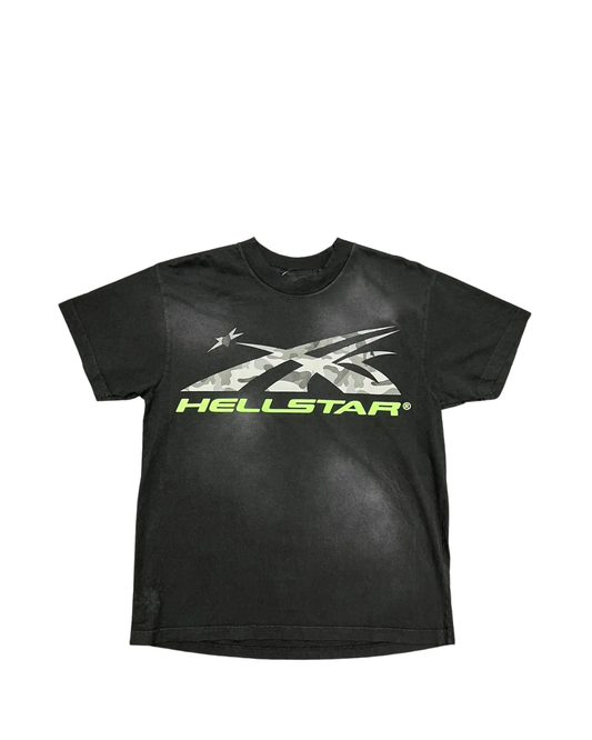 Hellstar Sports Logo Camo T-shirt - "Black"