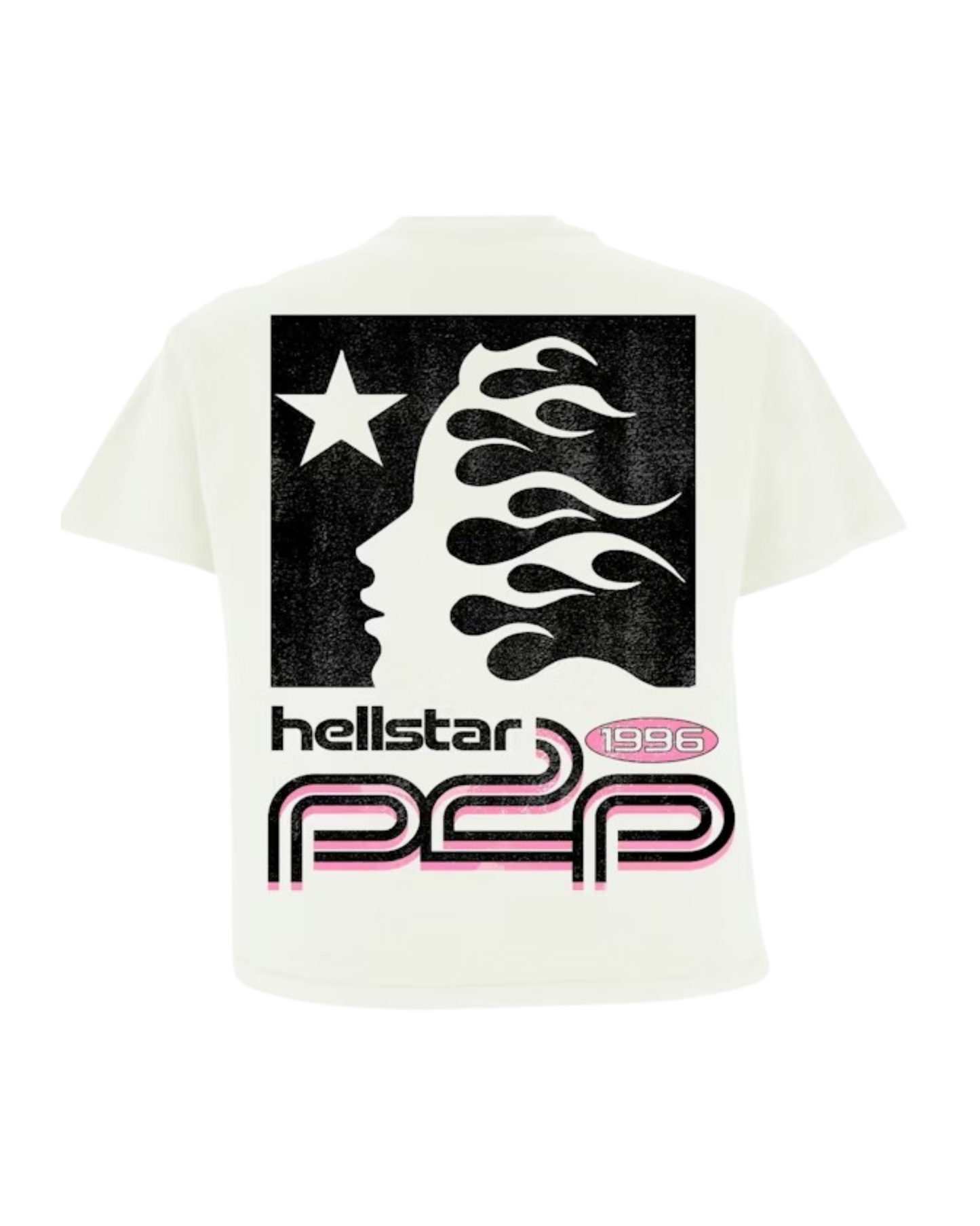 Hellstar Sport Logo T-Shirt - "White/Pink"