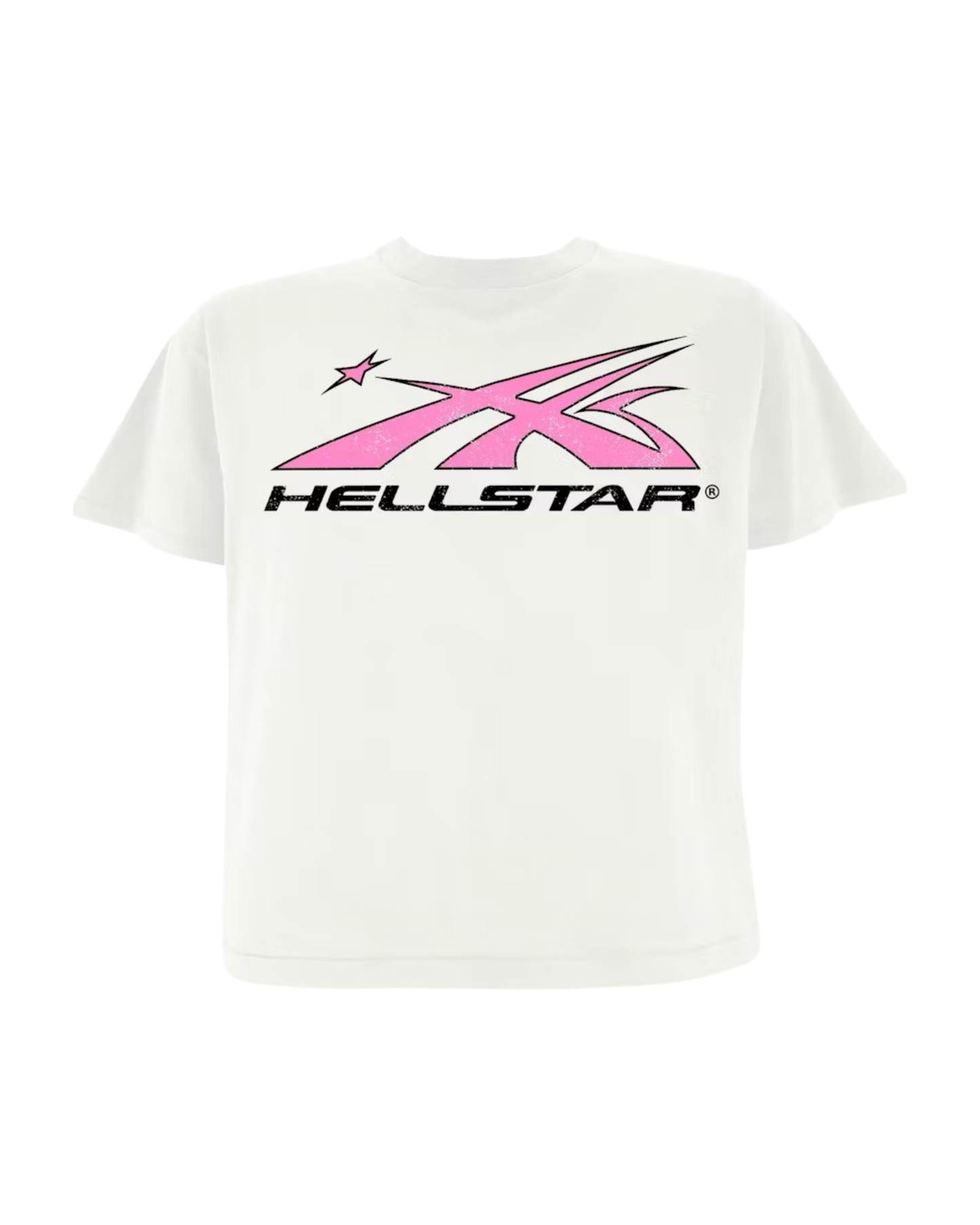 Hellstar Sport Logo T-Shirt - "White/Pink"